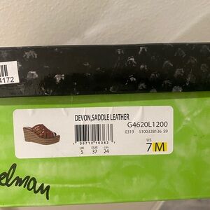 Sam Edelman Brown Espadrille Wedges